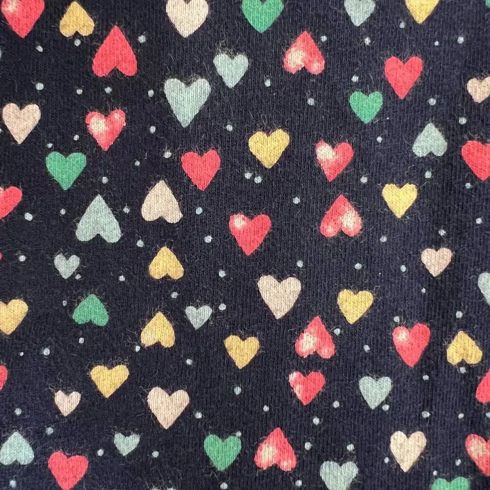 Baby Gap Dress Girls 3T Navy Blue Rainbow Hearts Tank Cotton Casual